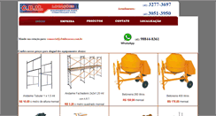 Desktop Screenshot of cbmlocacoes.com.br